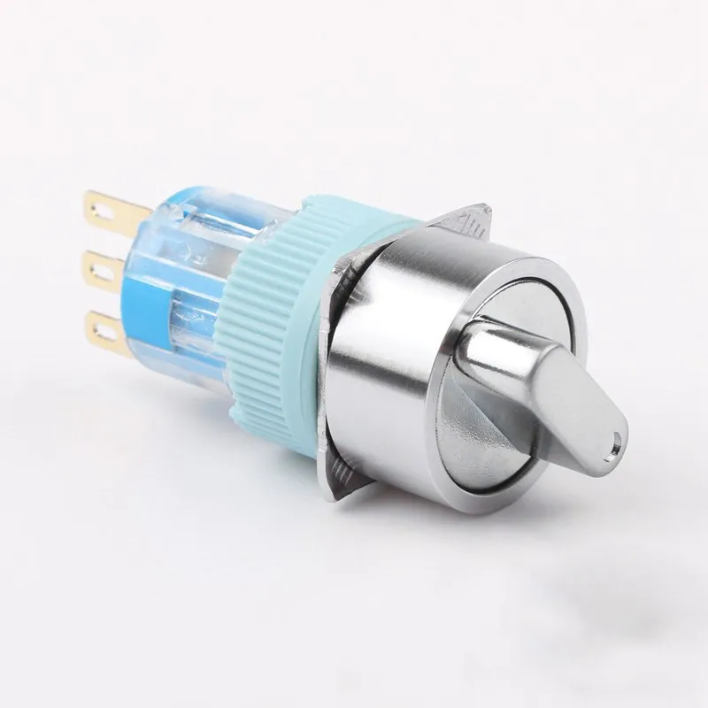 Металлический переключатель с металлической ручкой 2 позиции/3 позиции