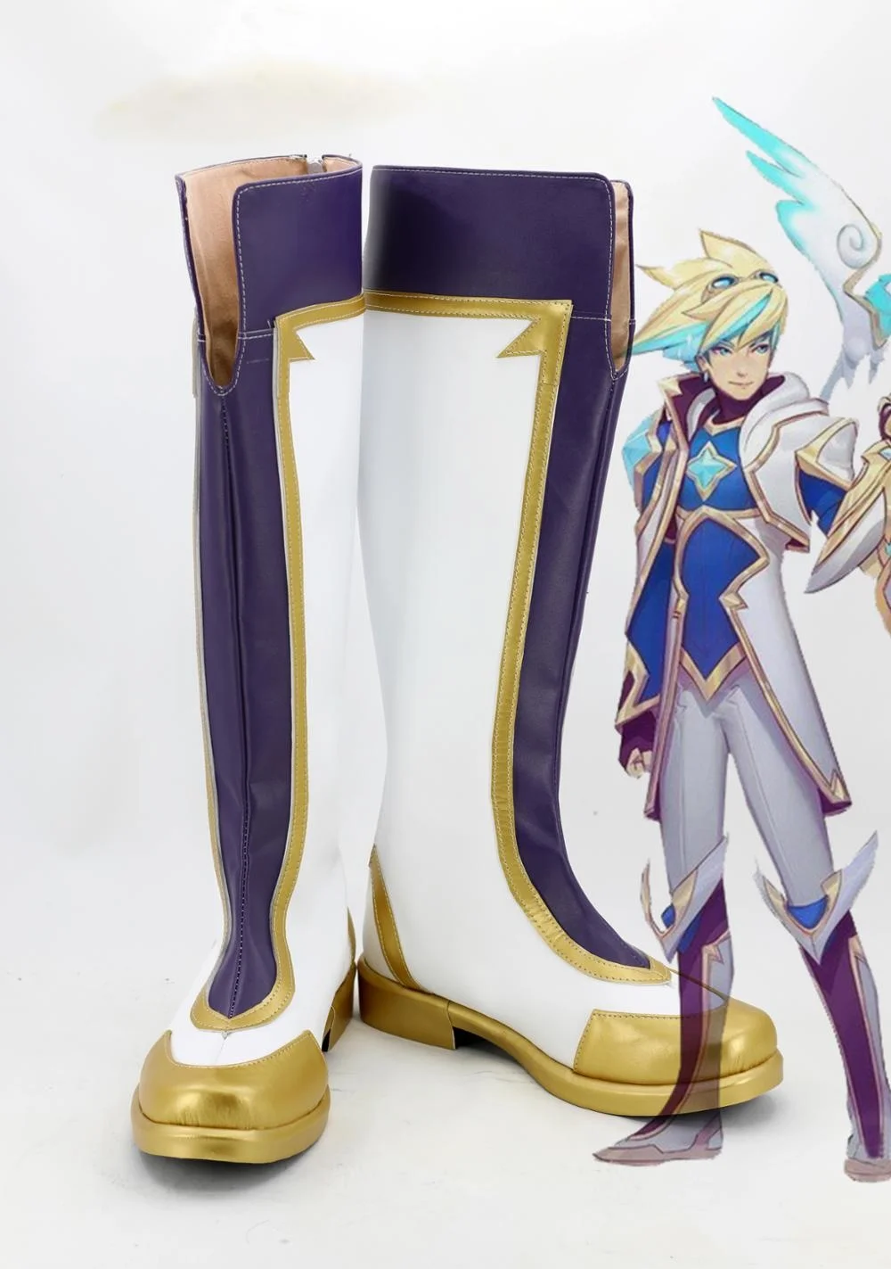 

LOL Star Guardian Ezreal Boots Shoes Cosplay Costume Custom Made Euroean Size