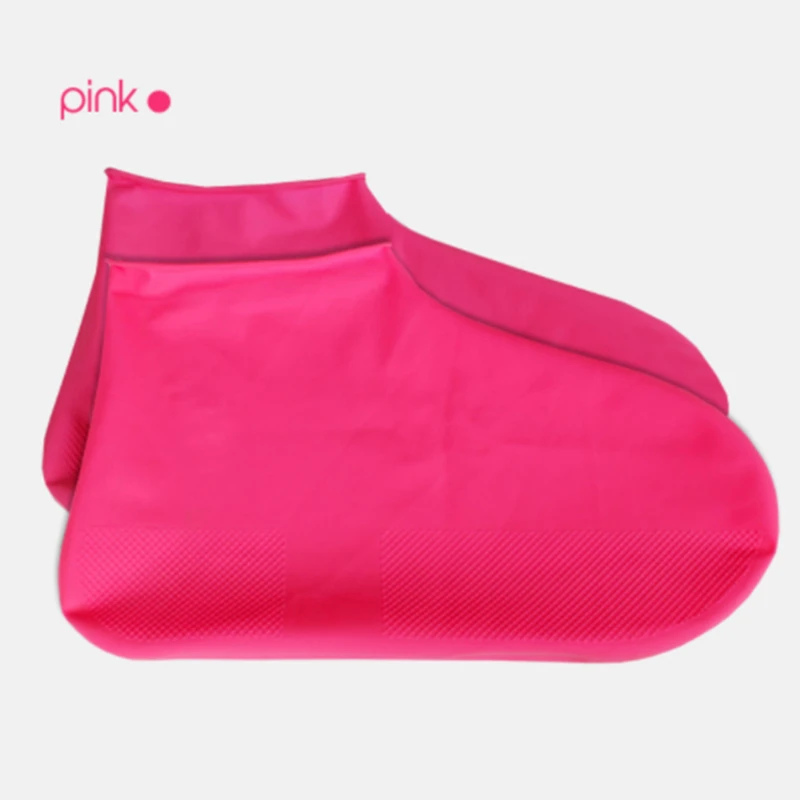 

1 Pair of Latex Rain Boots Reusable Silicone Waterproof Shoe Cover Non-slip Rubber Rain Boots Overshoes Shoe Accessories