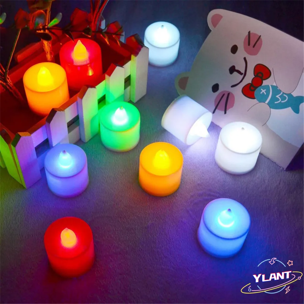 

6/12/24/48pcs Pack New Year Candles LED Light Battery Powered Reusable Night Lamp for Wedding Birthday Party Anniversary Decor