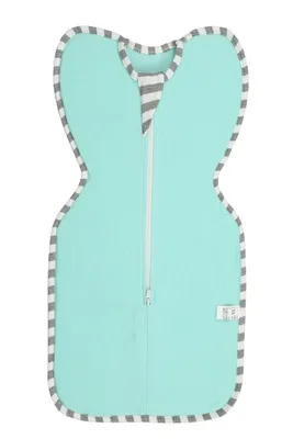 green-9757 HereNice Для новорожденных спальный мешок на молнии детский мешок для сна пиленки кокон детский для сна спальный детей - Цвет: green-9757