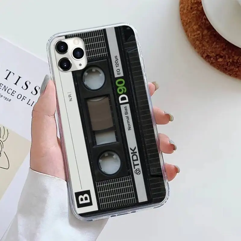 

Classical Old Cassette tape Phone Case For iphone 12 5 5s 5c se 6 6s 7 8 plus x xs xr 11 pro max mini