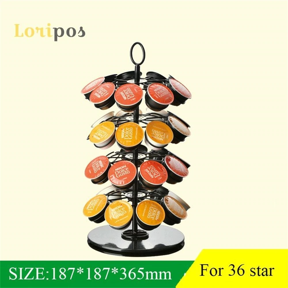 

Coffee Display Organizer Coffee Capsule Storage Display Coffee Rack Holder Shelf Coffee Rack Stand Table Stand Metal Shelf