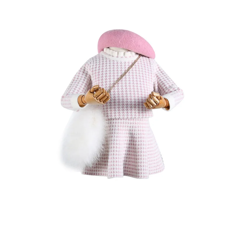 2019 новый осенний Повседневный простой черно белый костюм с абстрактным рисунком