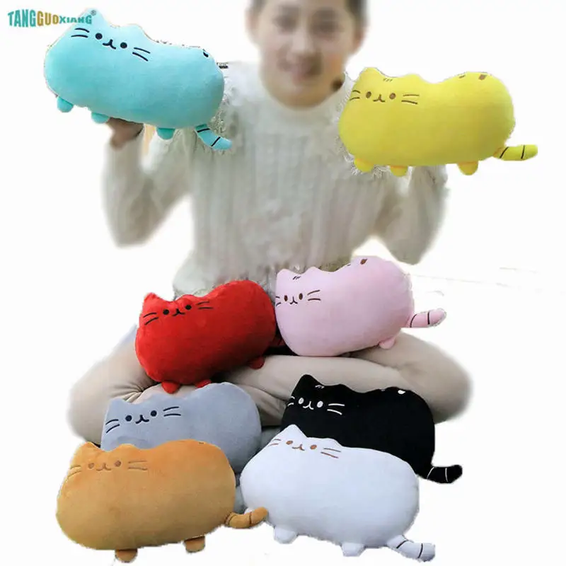 20 см милый Кот плюшевые игрушки в виде животных с наполнением подушка мультфильм