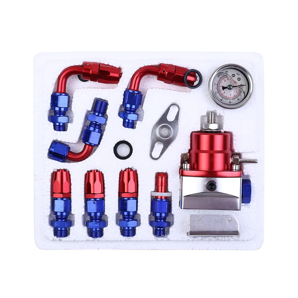 Новый 3 цвета регулируемый регулятор давления топлива Комплект масла 0 100psi/0 160psi