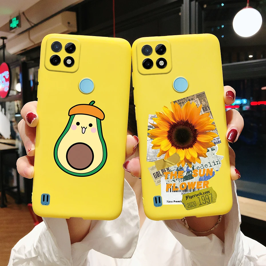 for cover oppo realme c21y case soft silicone cute printed phone cover for realme c21y c21 y rmx3261 realmec21y c 21y coque 6 5 free global ship