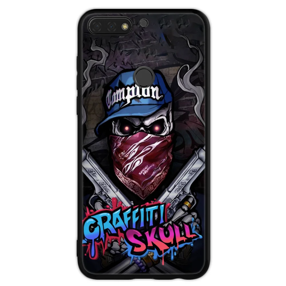 Гангстер обезьяна Череп Бандана клиент высокое качество телефон чехол для Huawei