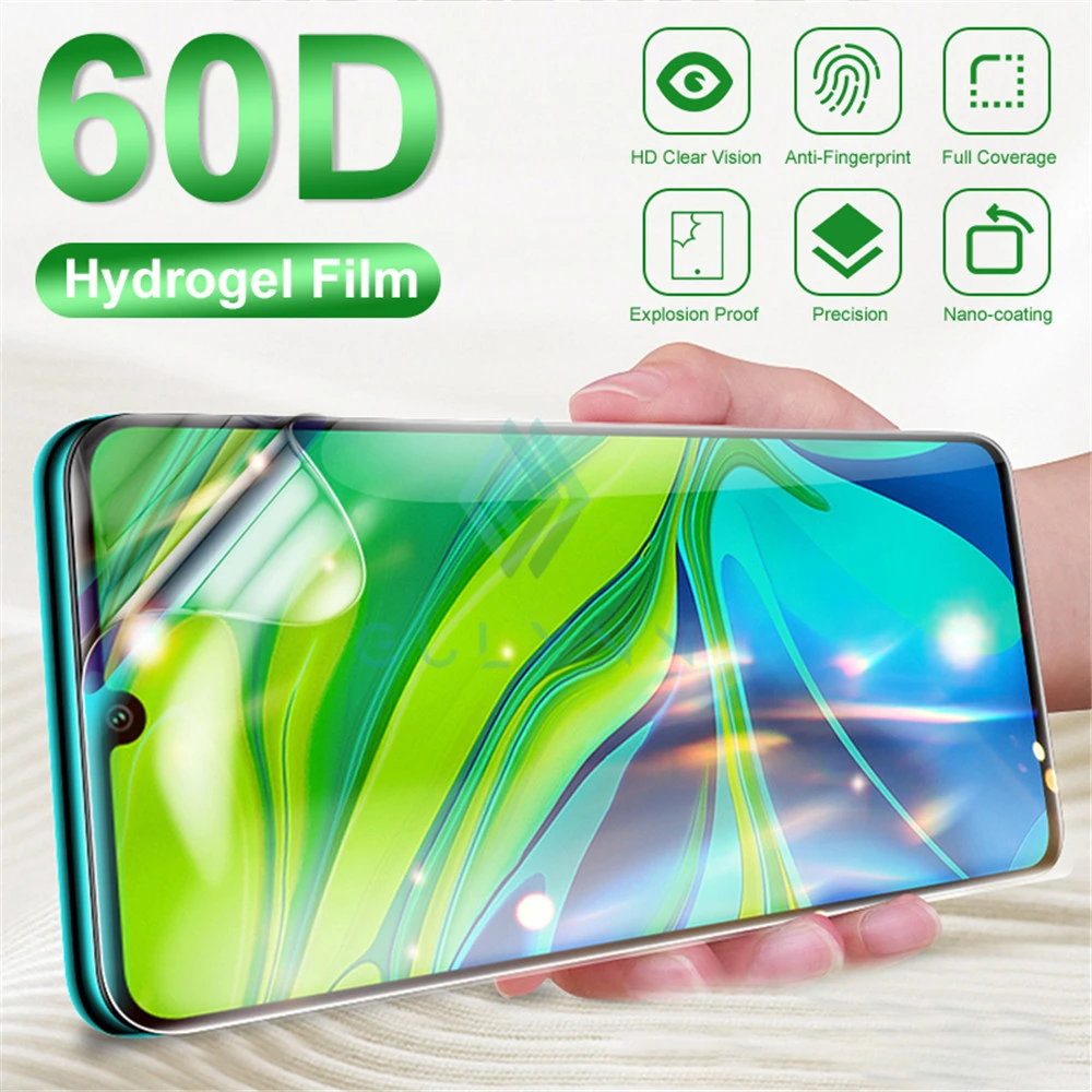 Защитная пленка 60D для Xiaomi Mi Mix 2S 3 Note 10 9 9T Гидрогелевая Redmi 4X 7 8 8T 9S 9A Prime Pro - купить по