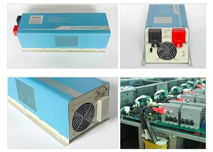 Чистая Синусоидальная волна Электрический Инвертор 1.5kw 12 V/24 V/48 V солнечный инвертор с тороидальным трансформатором может заряжать литиевая батарея