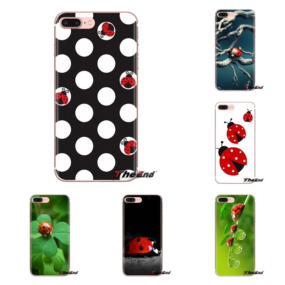 For Samsung Galaxy S3 S4 S5 Mini S6 S7 Edge S8 S9 S10 Plus Note 3 4 5 8 9 Silicone Case Covers Lady bug Ladybug ladybird Pattern |