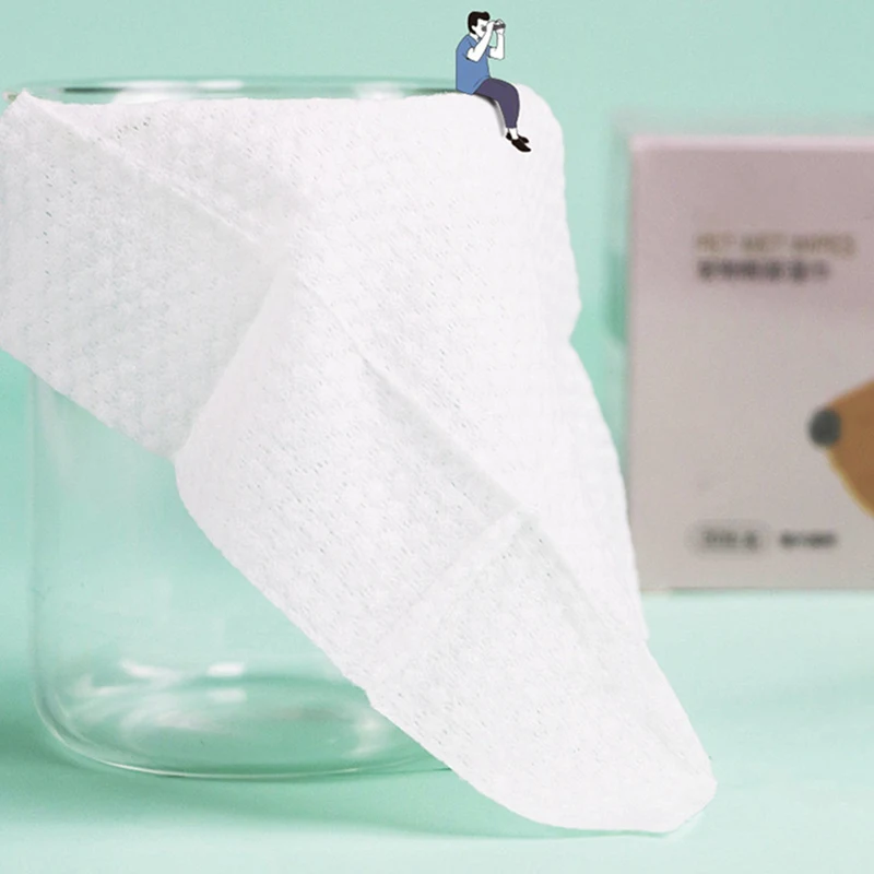 30 шт./лот влажные салфетки для глаз домашних животных собак кошек домашние