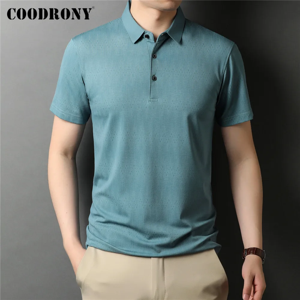 COODRONY бренд высокое качество лето Новое поступление мягкий приталенный крутой