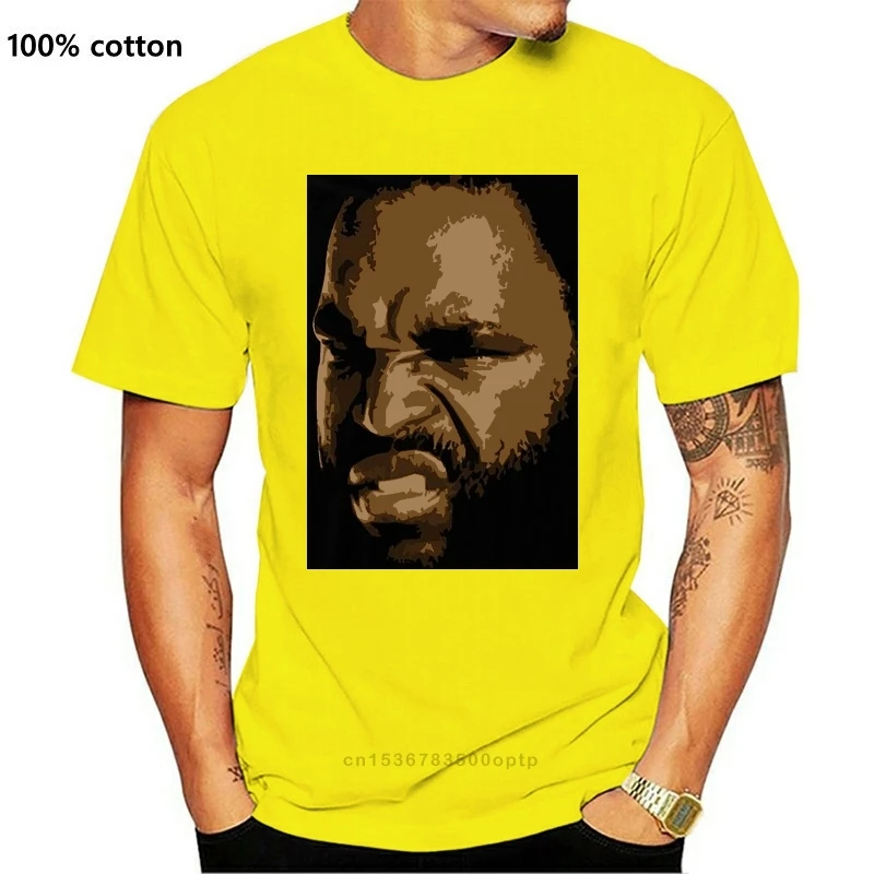 

Mr. T Men'S Short Sleeve T-Shirt Black Big T Slim Fit Tee Shirt