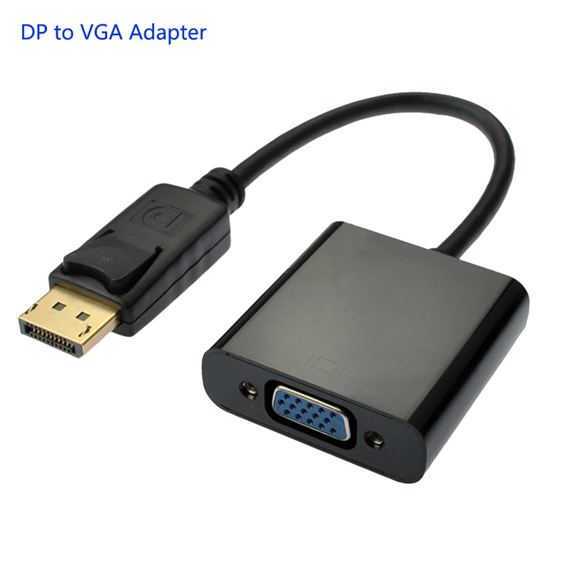 Переходник с 2021 DP на VGA, переходник с порта дисплея на VGA, переходник с кабелями DP, Кабели VGA, переходник с портом дисплея на VGA, Адаптер DP для ноутбука