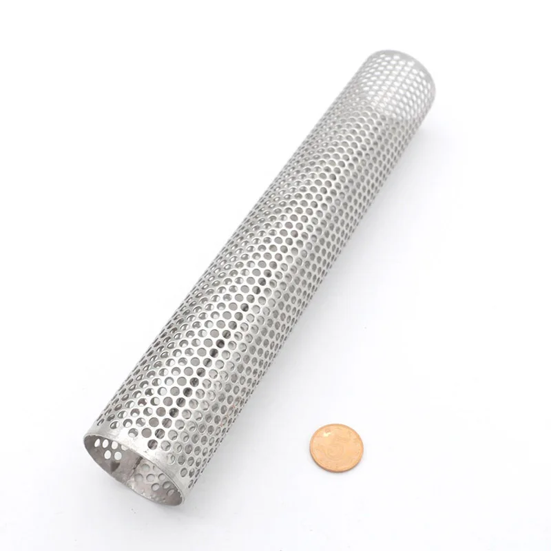 Круглая трубка для курильщика из нержавеющей стали сетчатая генератор дыма