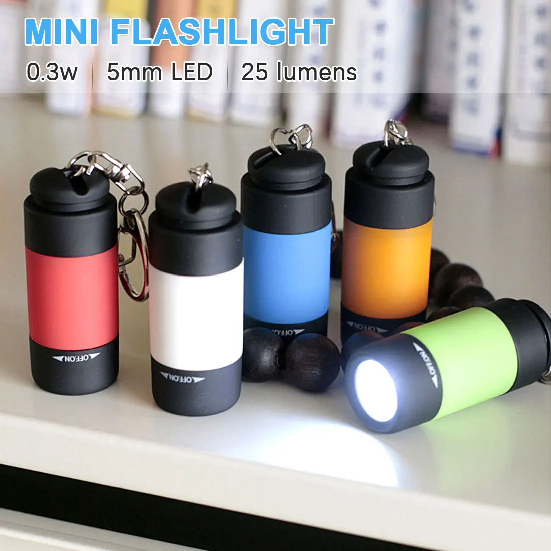 

Led Mini Flashlight Built-In Battery Usb Rechargeable Key Chain Portable Torch Hiking Camping Flashlights Waterproof High Qualit