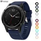 Ремешок Yayuu для Garmin Fenix 65Fenix 5 PlusForerunner 935Approach S60Quatix 5, быстросъемный ремешок, мягкий силиконовый ремешок для часов