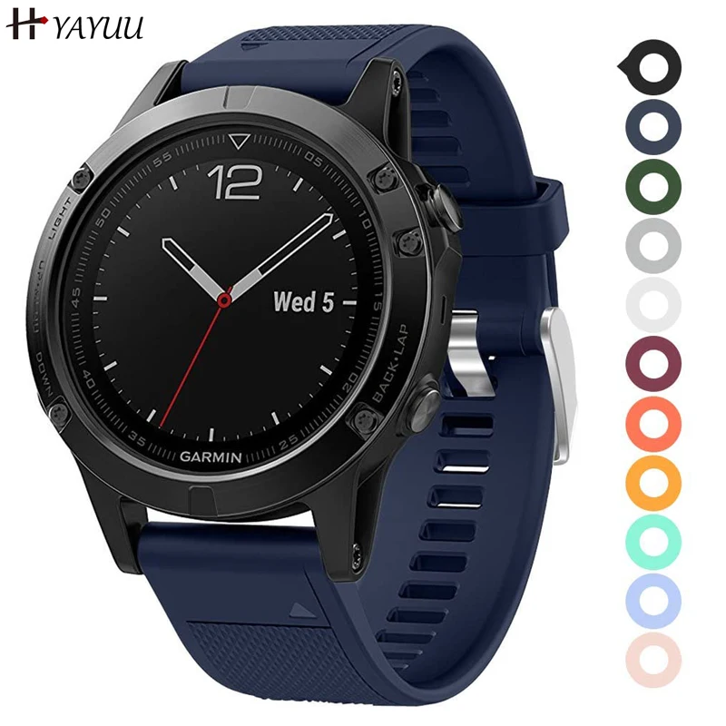 Ремешок Yayuu для Garmin Fenix 6/5/Fenix 5 Plus/Forerunner 935/trace S60/Quatix быстросъемный мягкий