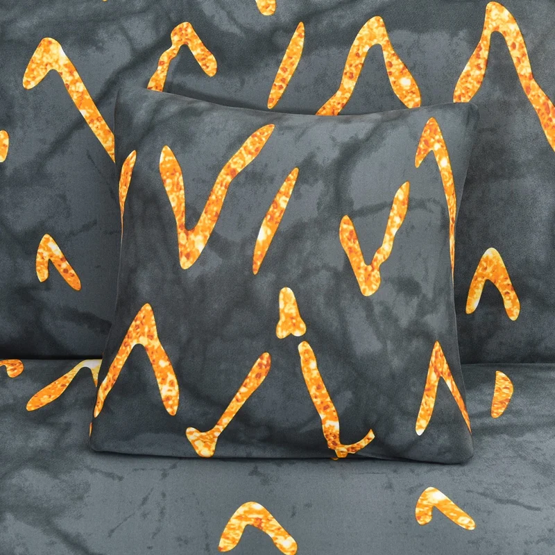 

Spandex Square Lattice Printed Pillowcase Cover for Cushion 45X45cm
