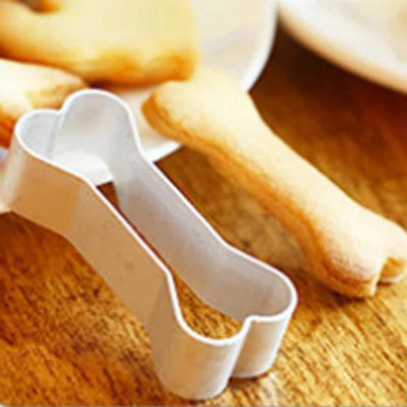 Любимая собака костной формы алюминиевые украшение для торта печенья сплав