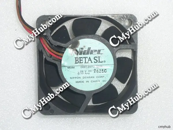 Для Nidec TA200DC D06T-24TU 07H5 DC24V 0.10A 6025 6 см 60 мм 60x60x25 3Pin Вентилятор охлаждения | Компьютеры и
