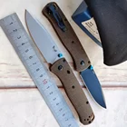 Складной карманный нож JUFULE, с ручкой из микрокарты, 535 Mark S30V