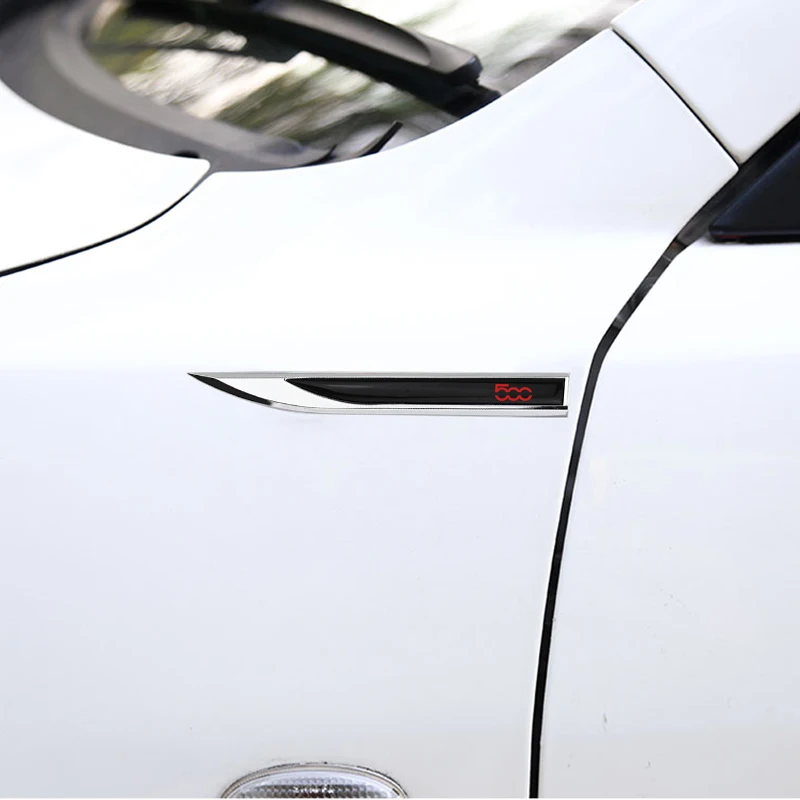 Пара наклеек на боковое крыло автомобиля нож эмблема значок наклейки отделка