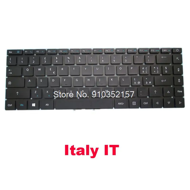Ноутбук GR IT JP UK LA без клавиатуры с подсветкой для Teclast F7S XS-HS105 MB3181004 XK-HS105 русская