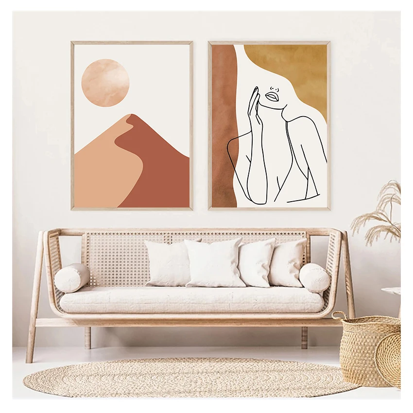 Настенная живопись на холсте скандинавские постеры и принты настенные картины