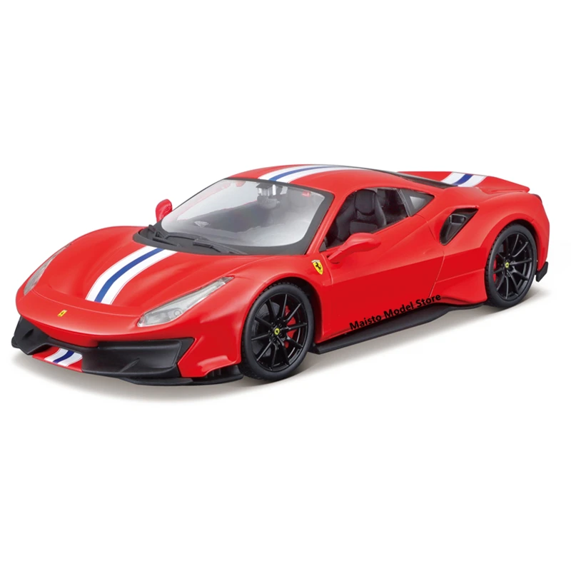 

Maisto 1:24 Ferrari 488 Pista Assemble Model kits Assembly line die-cast precision model car Model collection gift