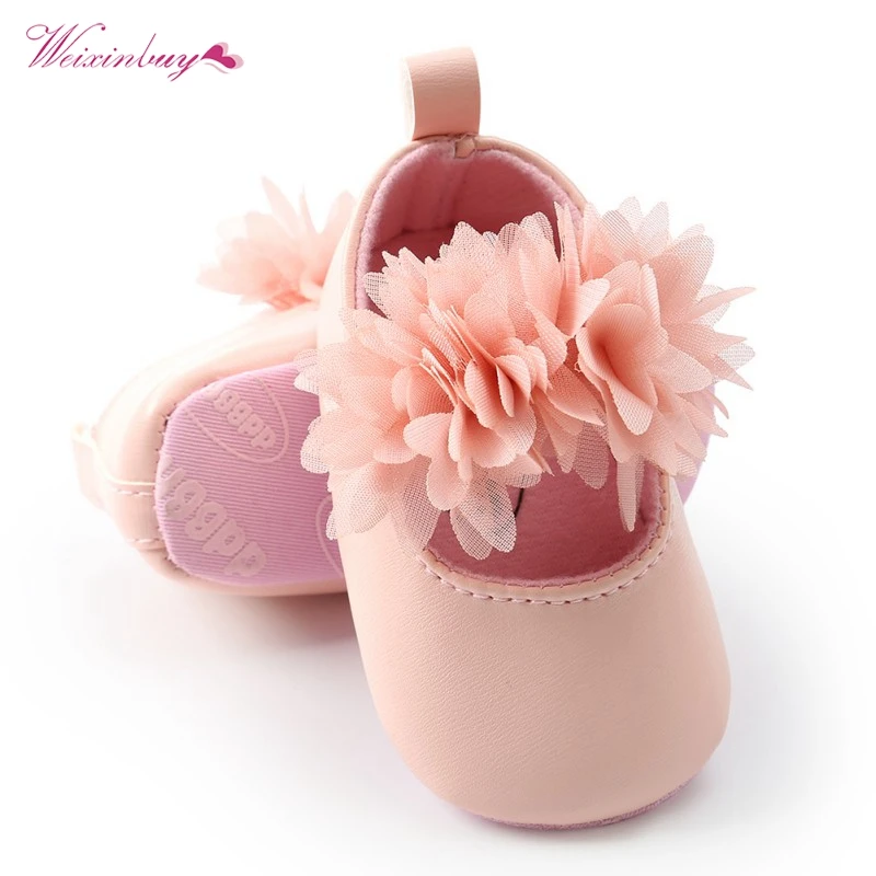 

12 Style Baby Shoes Floral style PU leather infant baby moccains soft sloe toddler girls shoes party shoes 0-18M first walkers