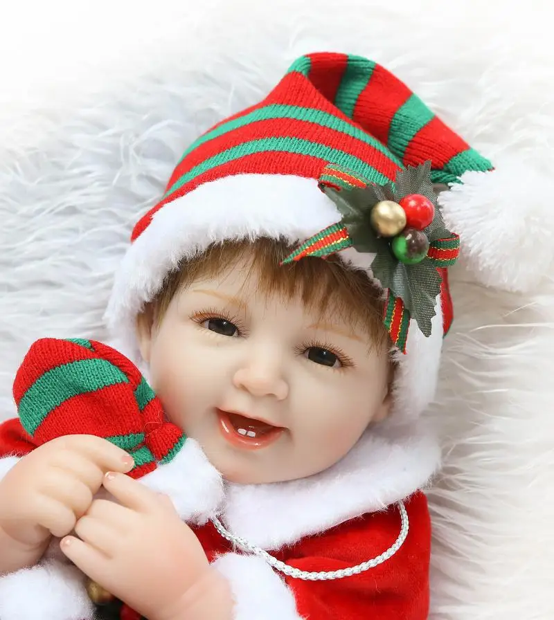 Полноразмерная силиконовая кукла Реборн подарок водонепроницаемая игрушка для