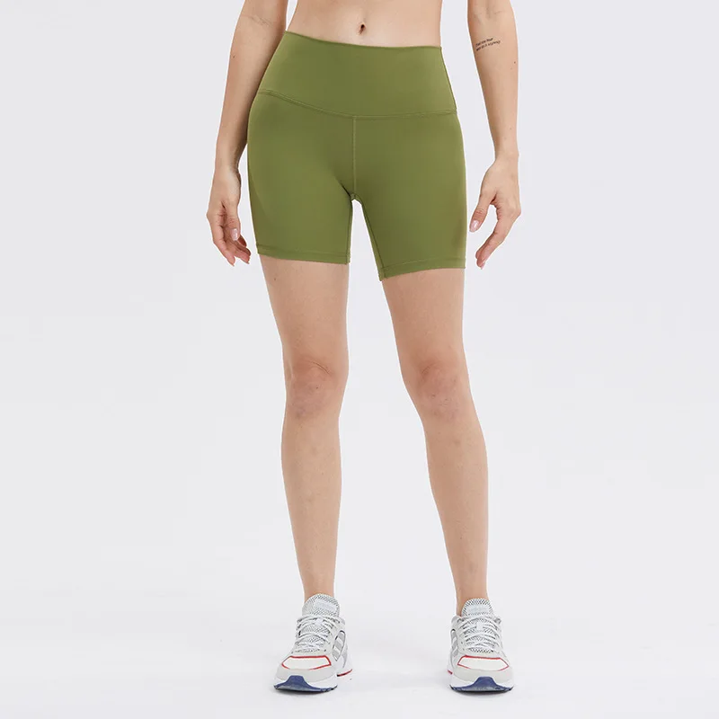 

Sports Shorts High Waist Women Running Fitness Workout Gym Jogging Shorts Athletic Active Cycling Biker Pocket Tights Push