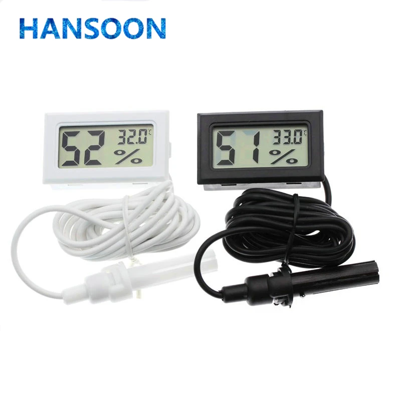 1 шт. Мини цифровой ЖК-дисплей удобный датчик температуры измеритель влажности