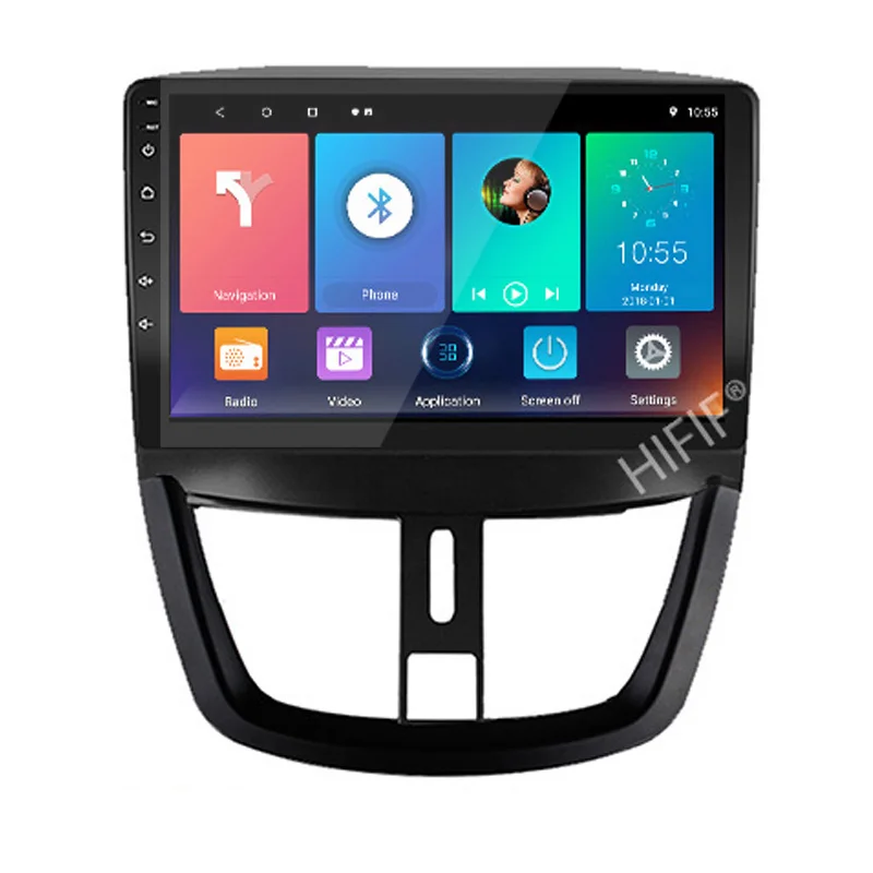 Автомагнитола для Peugeot 207 207CC 2007-2013 Android 2 Din стерео Wi-Fi GPS-навигация мультимедийный