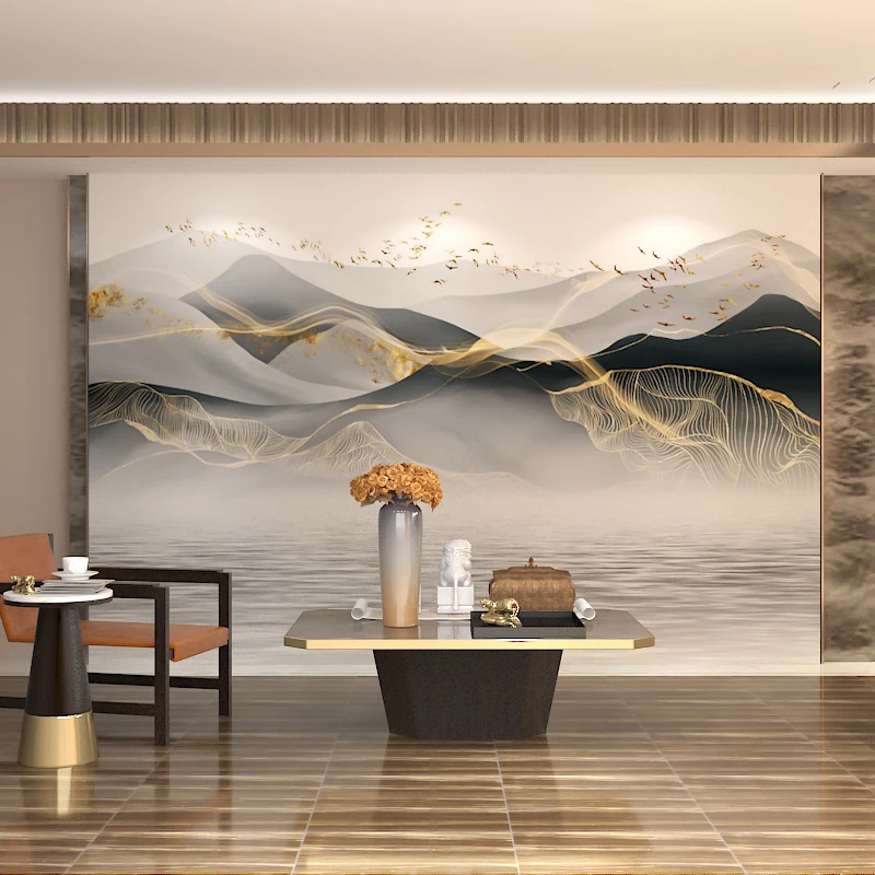 3D стерео фон для телевизора декоративная роспись Настенная современная простая