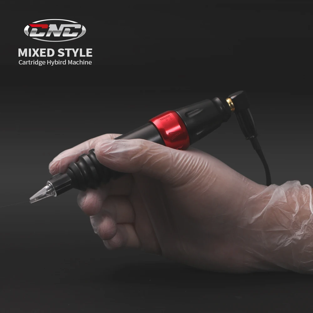 CNC PFARRER P2 Professional Rotary Tattoo Machine Pen RCA Cord Japanese Coreless Motor Soft to Hard Hit CNC PFARRER P2