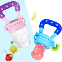 1pc fresh food feeder baby nipple feeding silicone safety fruit feeder baby pacifer for infant supplies pacifier clips bite bag