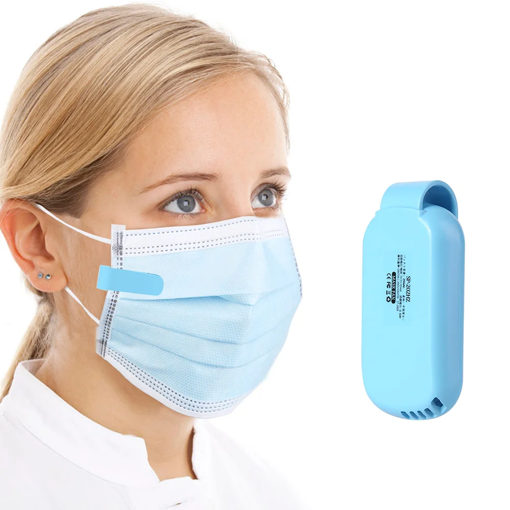 

Reusable Portable Fan For Face Mask Clip-On Air Filter USB Rechargeable Exhaust Mini Fans Personal Wearable Facial Cooling Tools