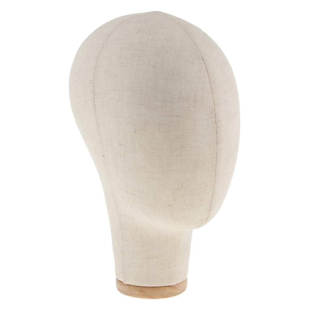

Hair Mannequin Head Canvas Block Manikin Head Wigs Holder for Wig Making Cap Hat Display Styling Wig Head Stand Salon Barber