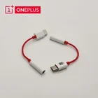 Оригинальный переходник для наушников Oneplus 8, 7 pro, 6T, Тип C, разъем 3,5 мм, USB Type-C, AUX