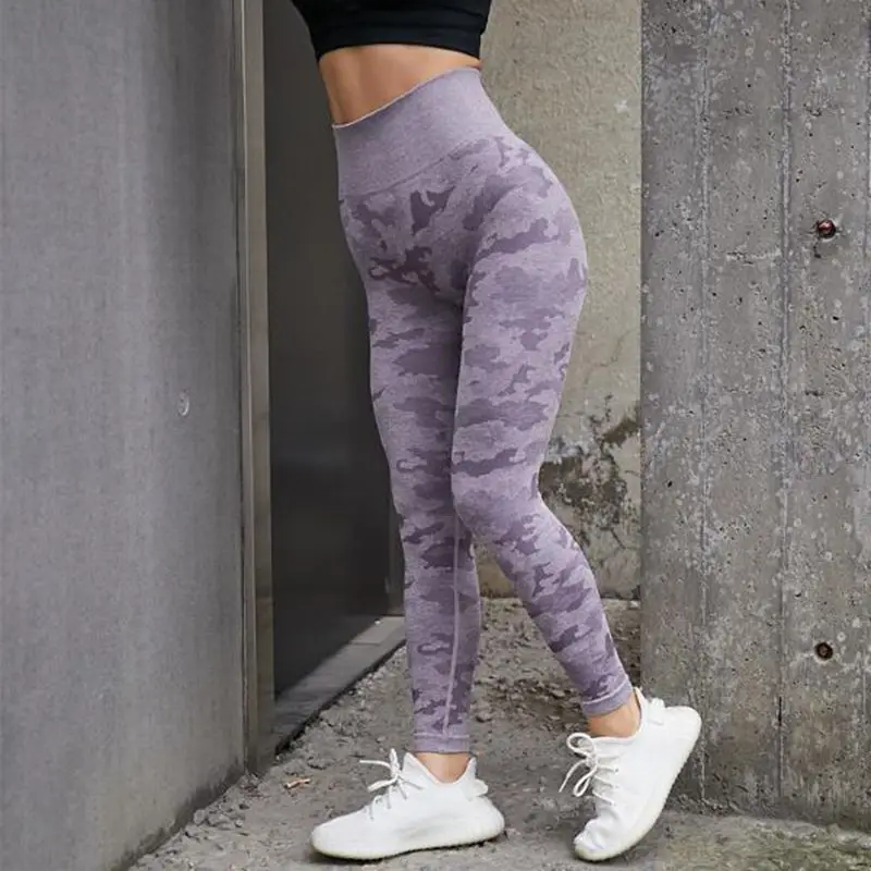 leggings C purple 17 видов стилей Для женщин в дырочку Бесшовные Спортивные Леггинсы для йоги Высокая Талия тренажерный зал легинсы, штаны для фитнеса тренировки узкие легинсы для маленьких девочек - Цвет: leggings C purple