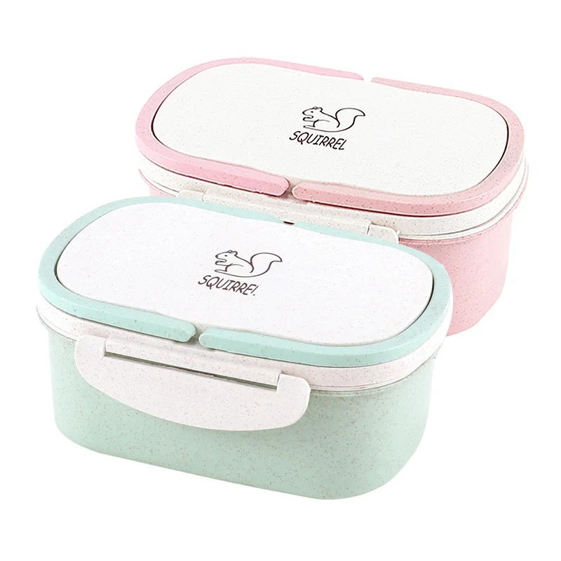 1 шт. японская кухня герметичная микроволновая печь Bento Box Пшеничная солома