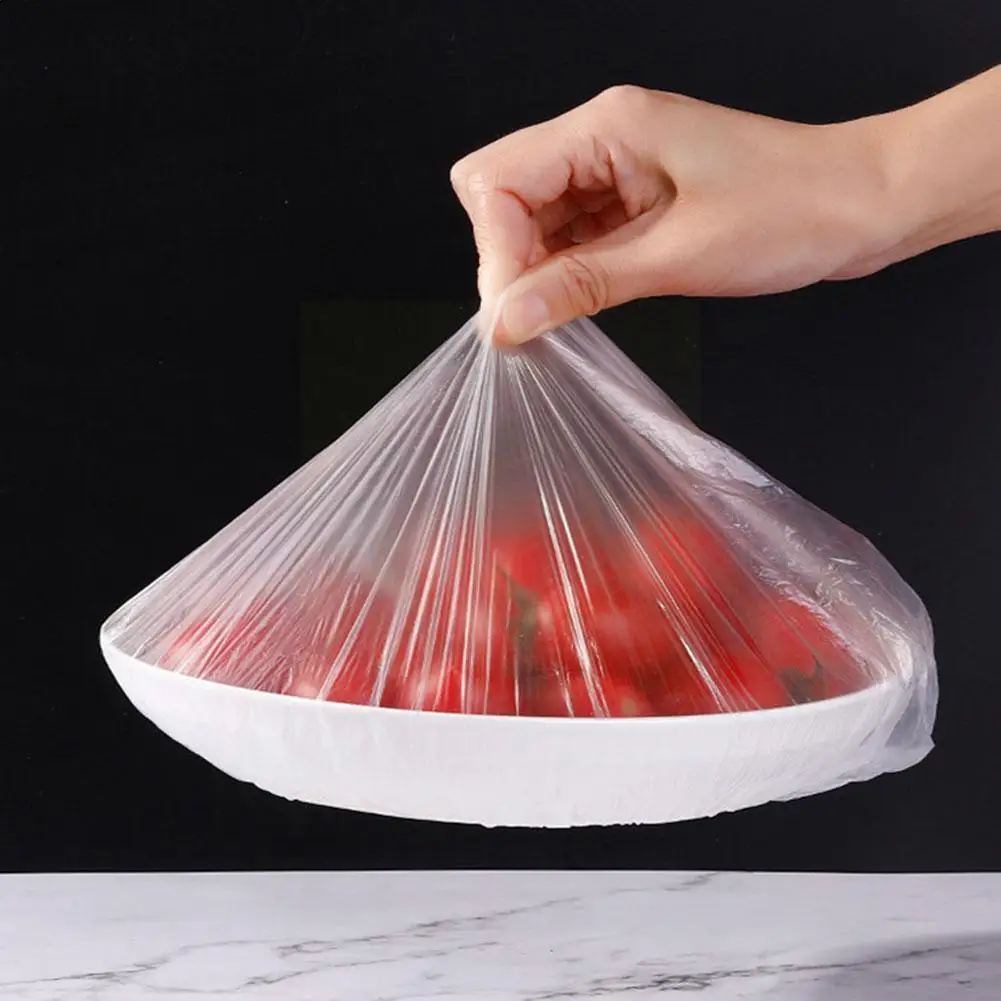 

Disposable Food Cover Plastic Wrap Elastic Leftovers Covers Lids Cups Proof Cover Bowl Bowls Universal Dust For Fruit Or Fo V7G1