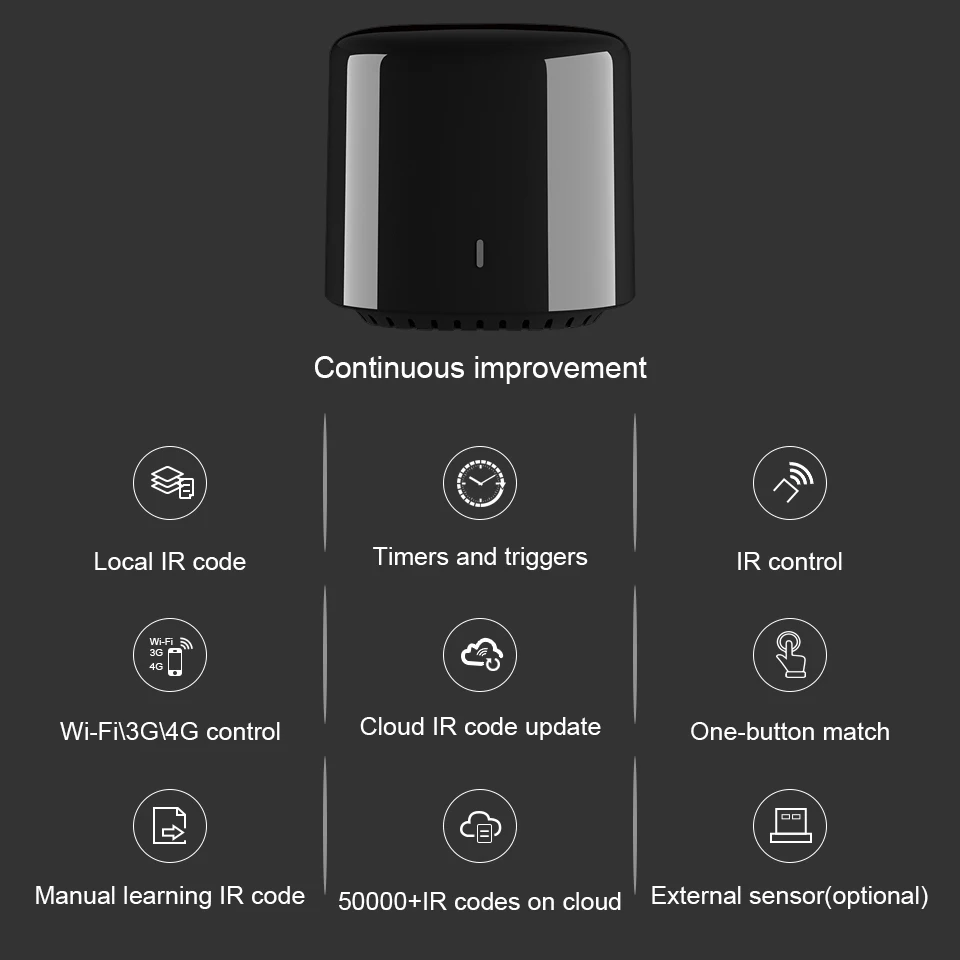 

Homekit Broadlink RM4 Pro RM4C Mini Universal Intelligent Remote Control Smart Home Automation Compatible with Alexa Google Home