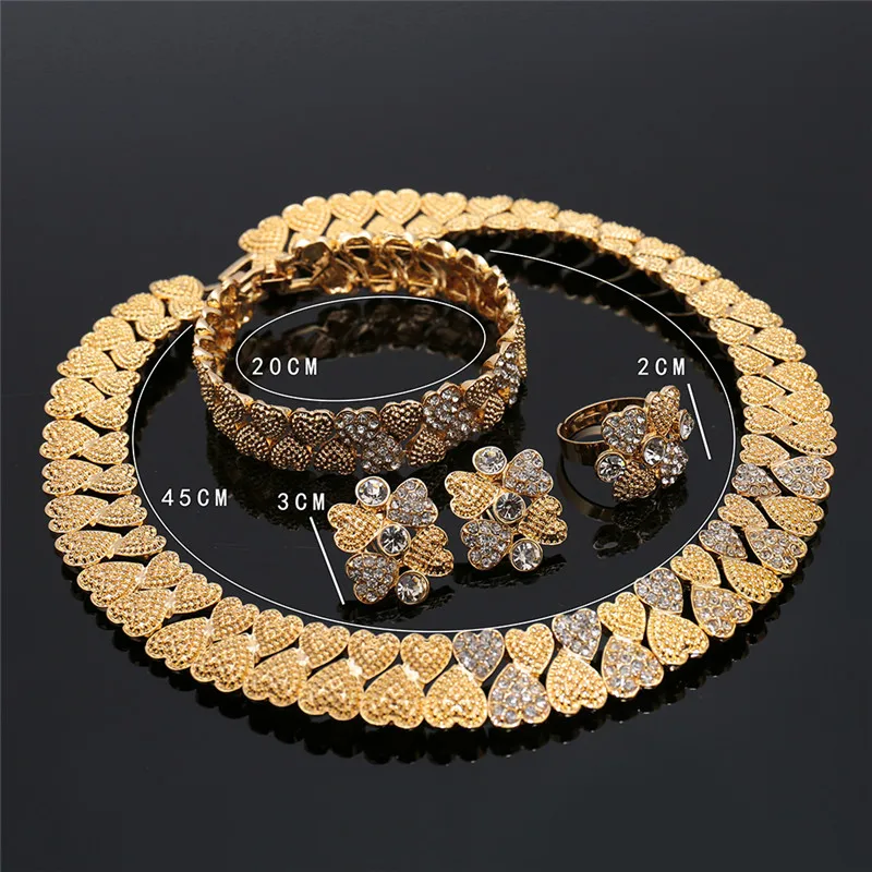 

Fani Dubai Gold Colorful Jewelry Set Wholesale Nigeria Wedding woman accessories jewelry set 2019 statement designer jewelry set