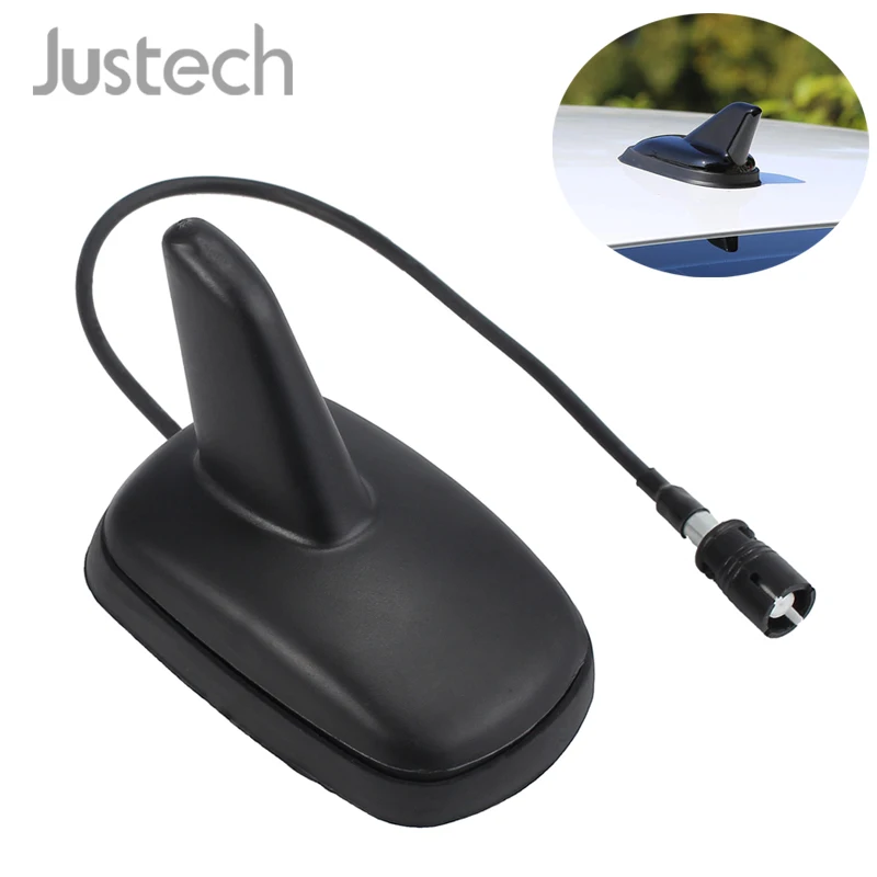 Justech FM/AM Antenne Shark Fin For Skoda Seat Citroen Raku II 2 VW Passt Golf IV 4 Polo Lupo Car Roof Base Signal Aerial | Автомобили и