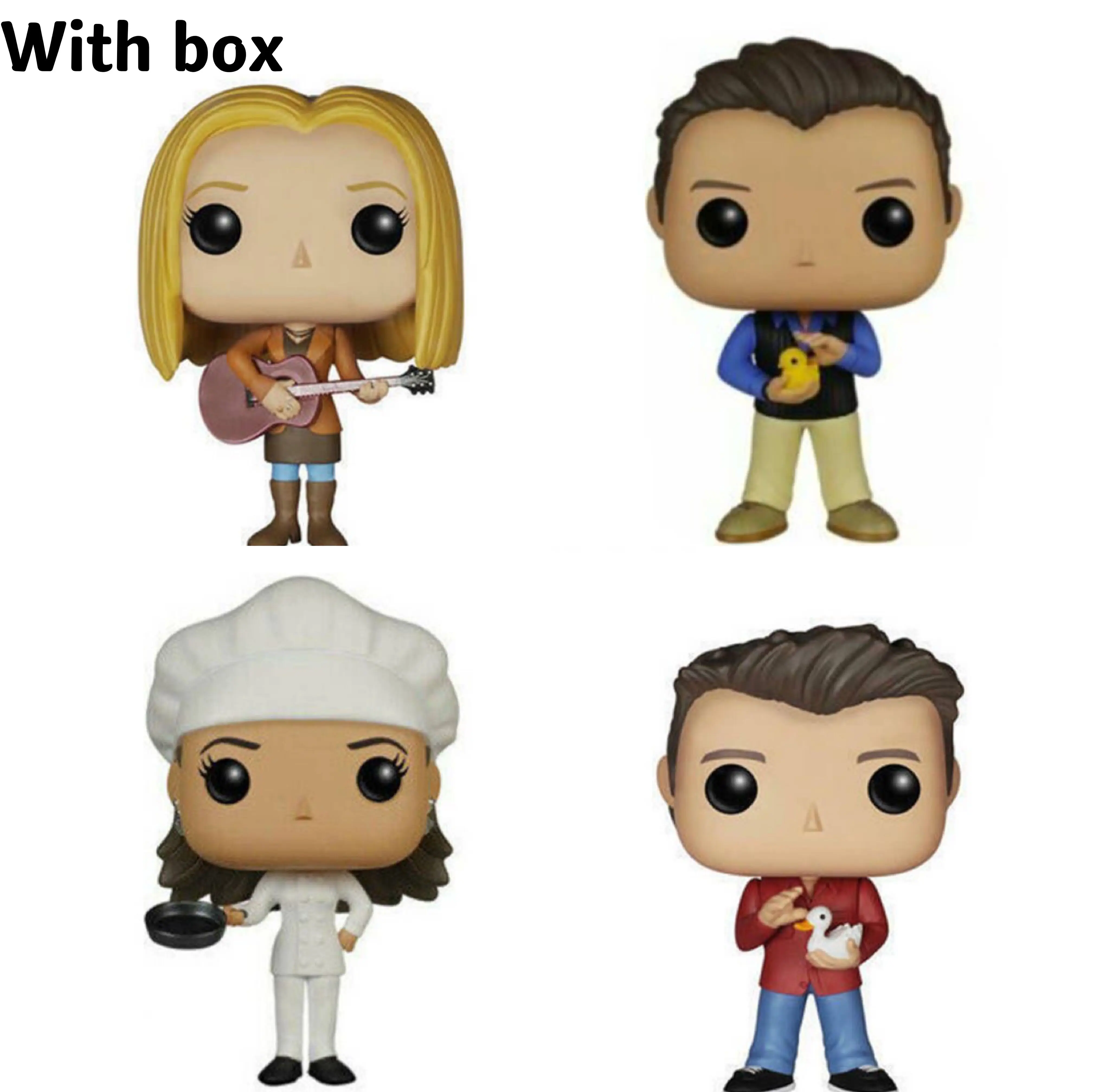 

POP Friends Rachel Monica Geller Chandler Bing JOEY Vinyl Action Figures Collection Model Toys for Children gift with box