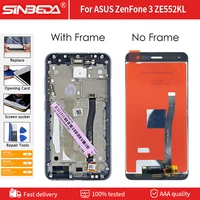 5 5 inch lcd for asus zenfone 3 ze552kl lcd display touch screen with frame digitizer assembly for ze552kl z012d z012dc z012da